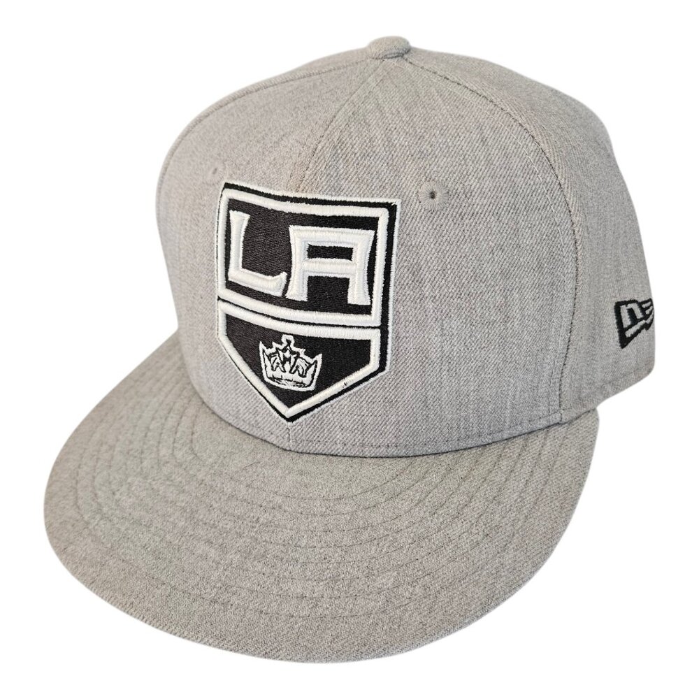 LA Kings New Era 59FIFTY Fitted Hat 7 1/4 Grey NHL